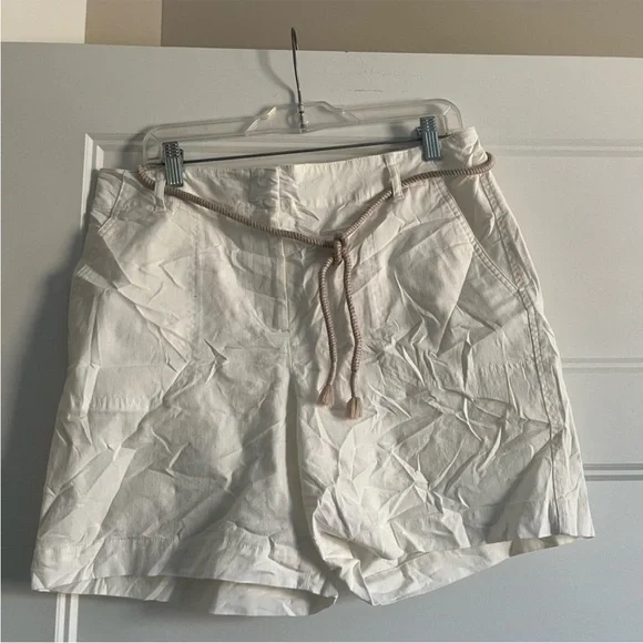 Talbots Stylish Rope Belt Shorts - Picture 2 of 8